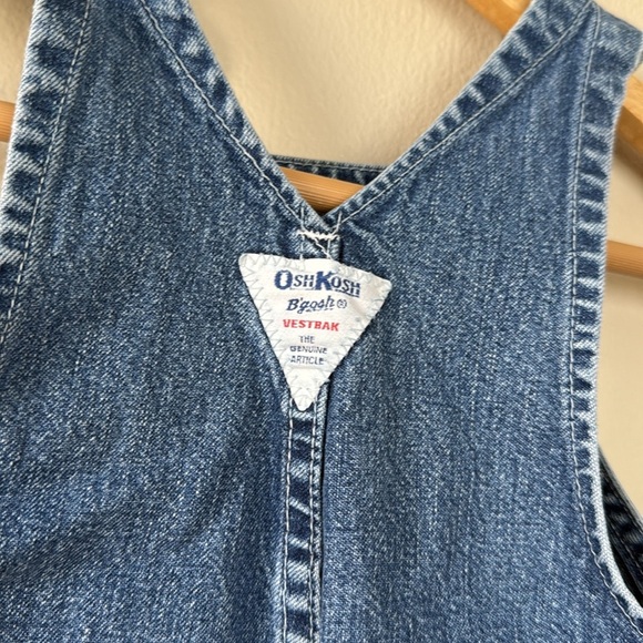 Vintage Osh Kosh B’Gosh 24 month Blue Denim Overalls - Picture 4 of 5
